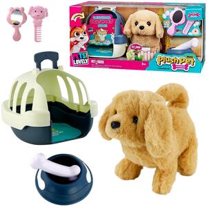 Electronic Walking Dog Toy Pet with Carrier  Accessories