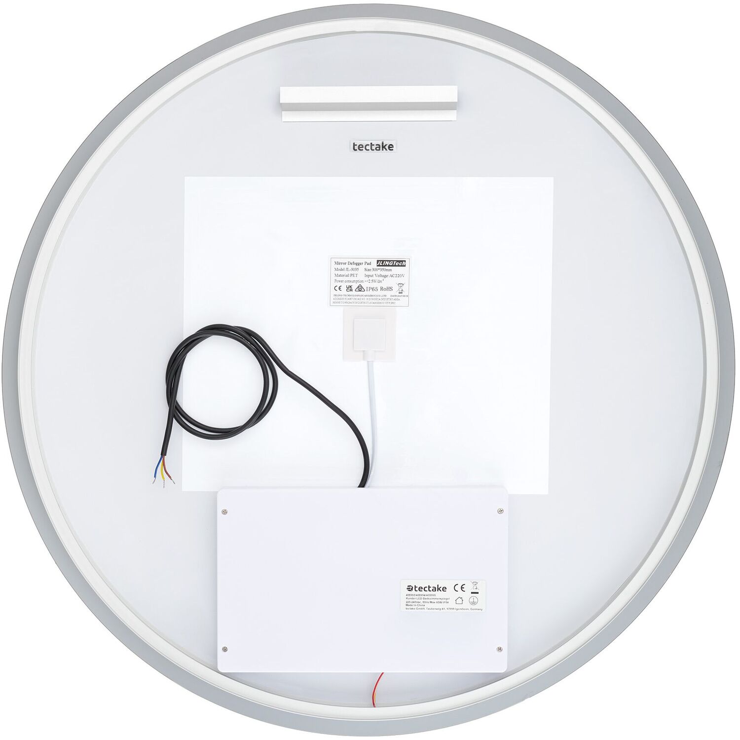 Led Bathroom Mirror Aurora Dimmable With 3 Light Colours - White 70cm