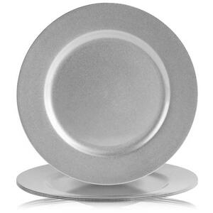 Charger Plates 33cm Set of 4 Metallic Finish Tableware