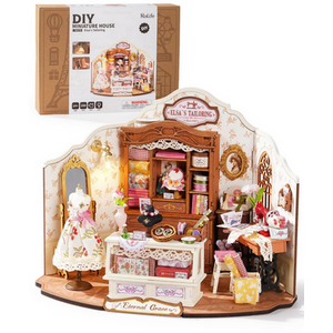 Elsa's Tailoring, Victorian DIY Miniature House Craft Studio For All