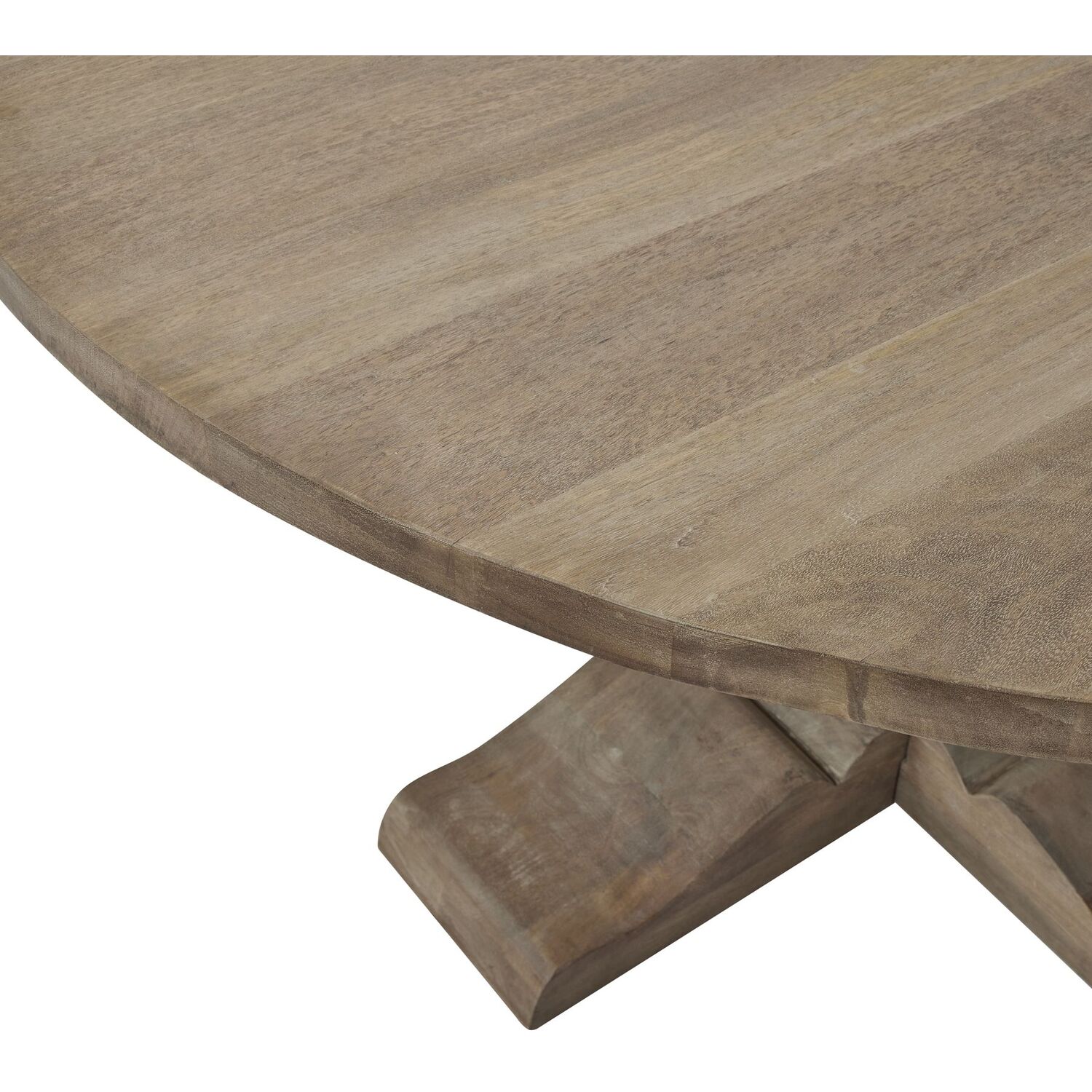 Copgrove Round Pedestal Dining Table - Brown
