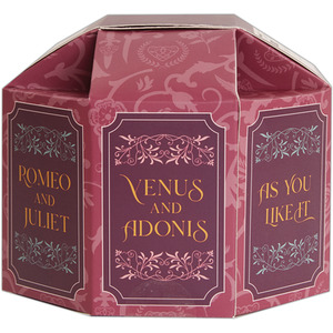 Royal Shakespeare Company 12 Mini Cross Stitch Kit, Love, Aida Fabric Embroidery