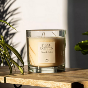 Fresh Cotton Scented Candle 3 Wick