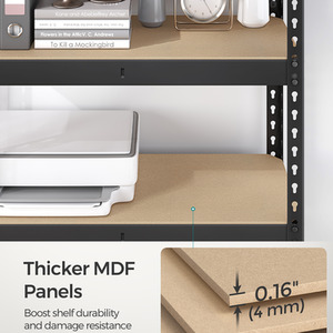 5-Tier Adjustable Shelving Units Set of 2, Garage Storage