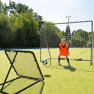 Football Adjustable Football Soccer Rebounder Target Goal