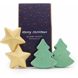 Silent Night Christmas Bath Bomb Gift Pack Multicolor
