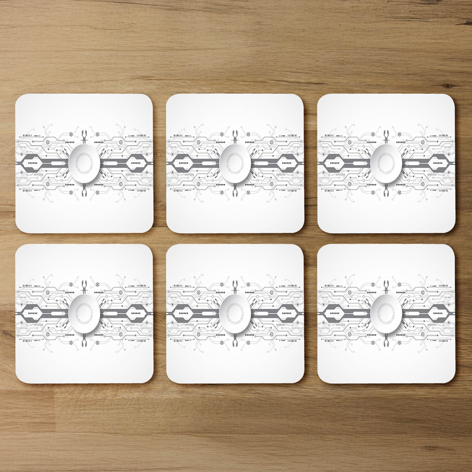 Image of Concept With Various Technology Elements Coaster&hellip;