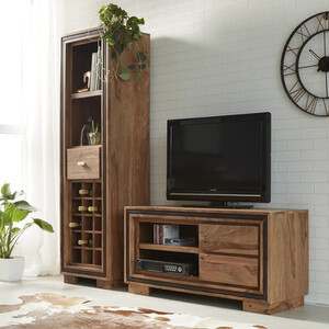 Indus Sheesham Wine Bookcase