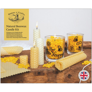 House of Crafts Natural Beeswax Candle Kit