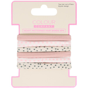 Pack of 6 Patterned Hair Ties