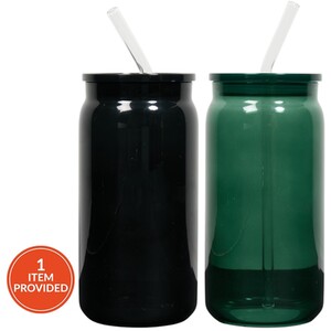 Colour Sprayed Drinking Jar