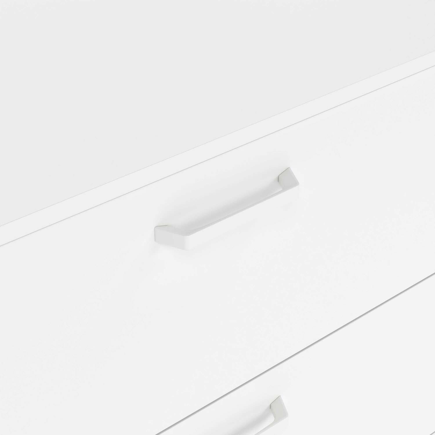 Stuttgart 6-Drawer Gloss White Chest of Drawers - White