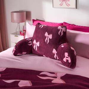 OHS Bow Print Cuddle Cushion