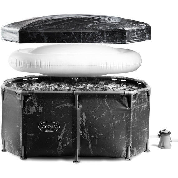 Lay-Z-Spa Glacial Dip Ice Bath Cold Plunge Recovery Tub with Pump
