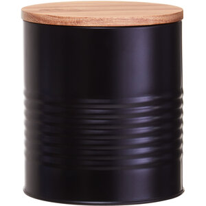 Wilko Black Tin Canister
