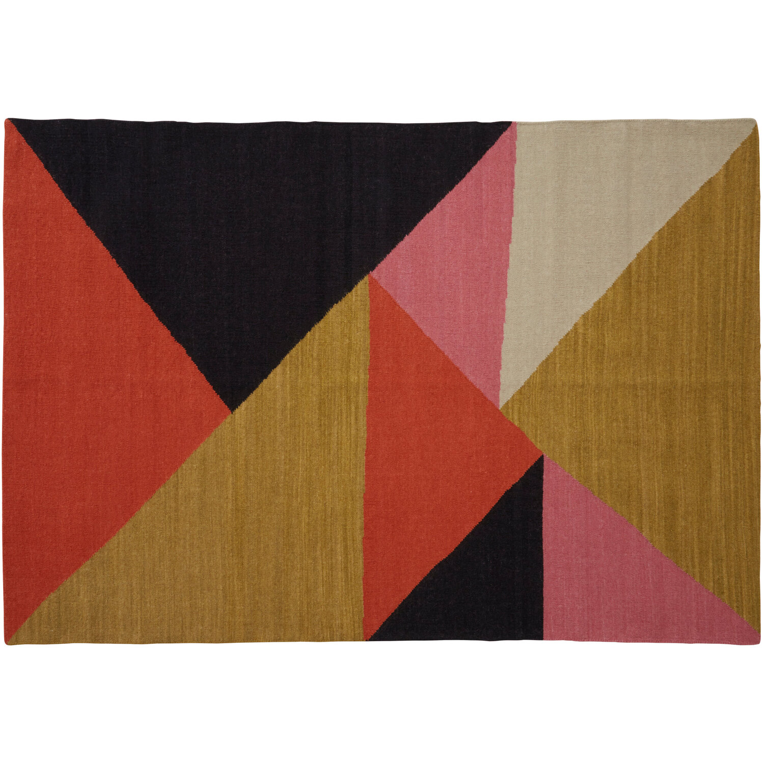 Bosie Villon Rug With Triangular Shapes Design - Multicolour