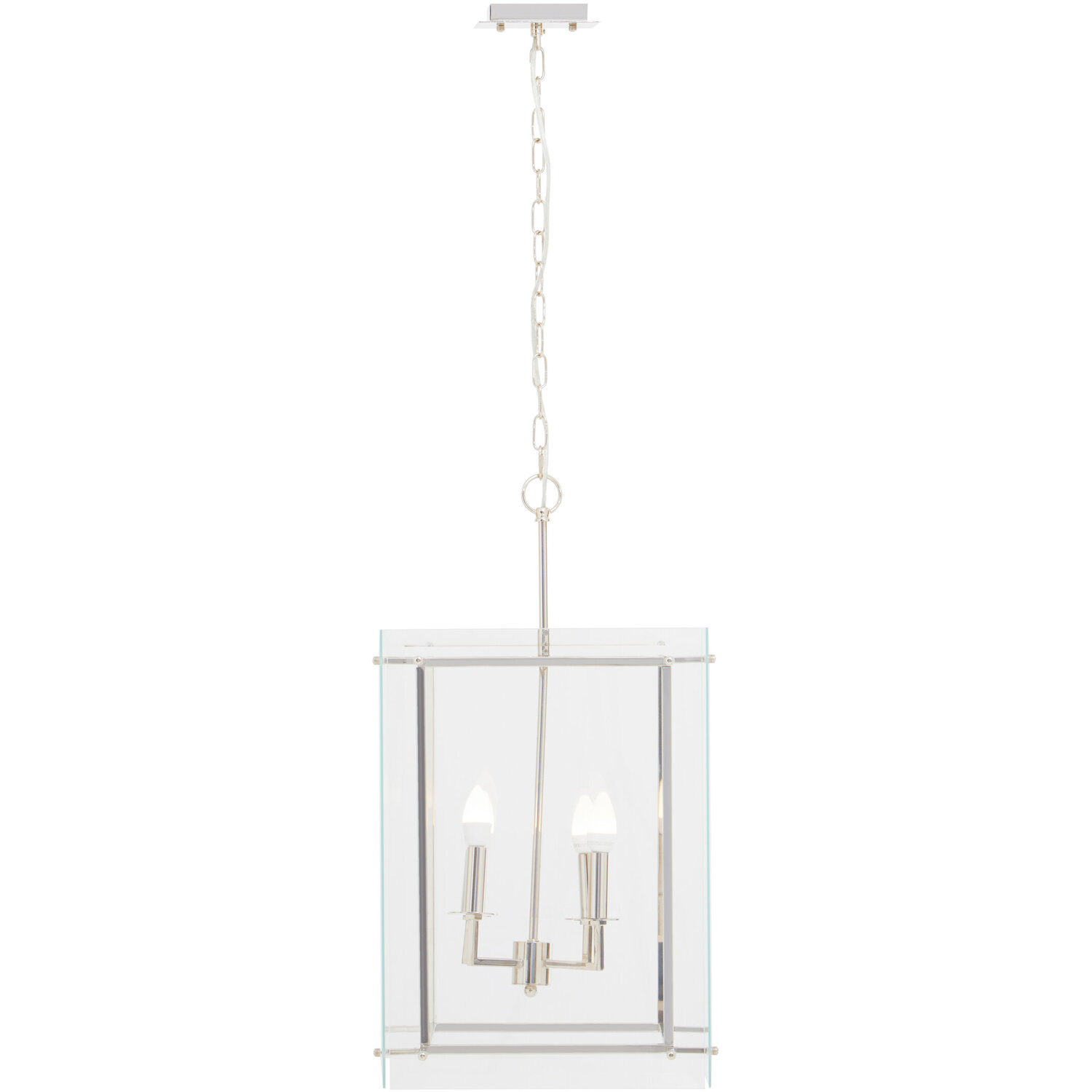 Claridge Four Bulb Pendant Light - Silver