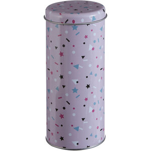 Paice Round Pink Design Storage Canister