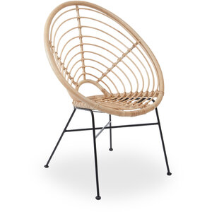 Round Native Chair Java Natural Rattan Round Chair