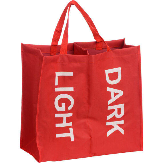 GreenLoop Red Polyester 2 Section Laundry Bag