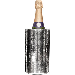 Martel Stainless Steel Hammered Effect Wine Cooler