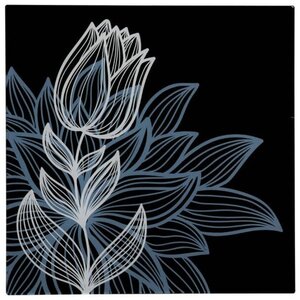 Tulip Glass Print Wall Art