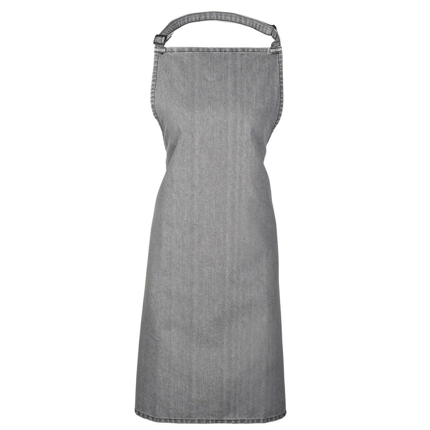 Premier Unisex Adult Plain Apron - Grey Denim
