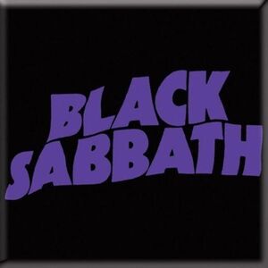 Black Sabbath Wavy Logo Fridge Magnet