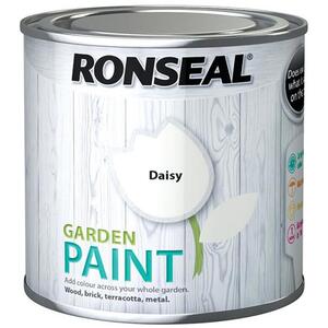 Ronseal Garden Paint Daisy 250ml - Versatile Exterior Paint