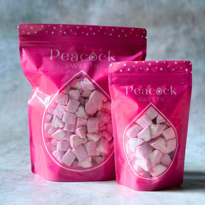 Small Heart Marshmallows Share Bag - 250g