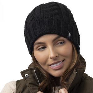 Ladies Knitted Thermal Hat Scarf & Gloves Set for Cold Weather