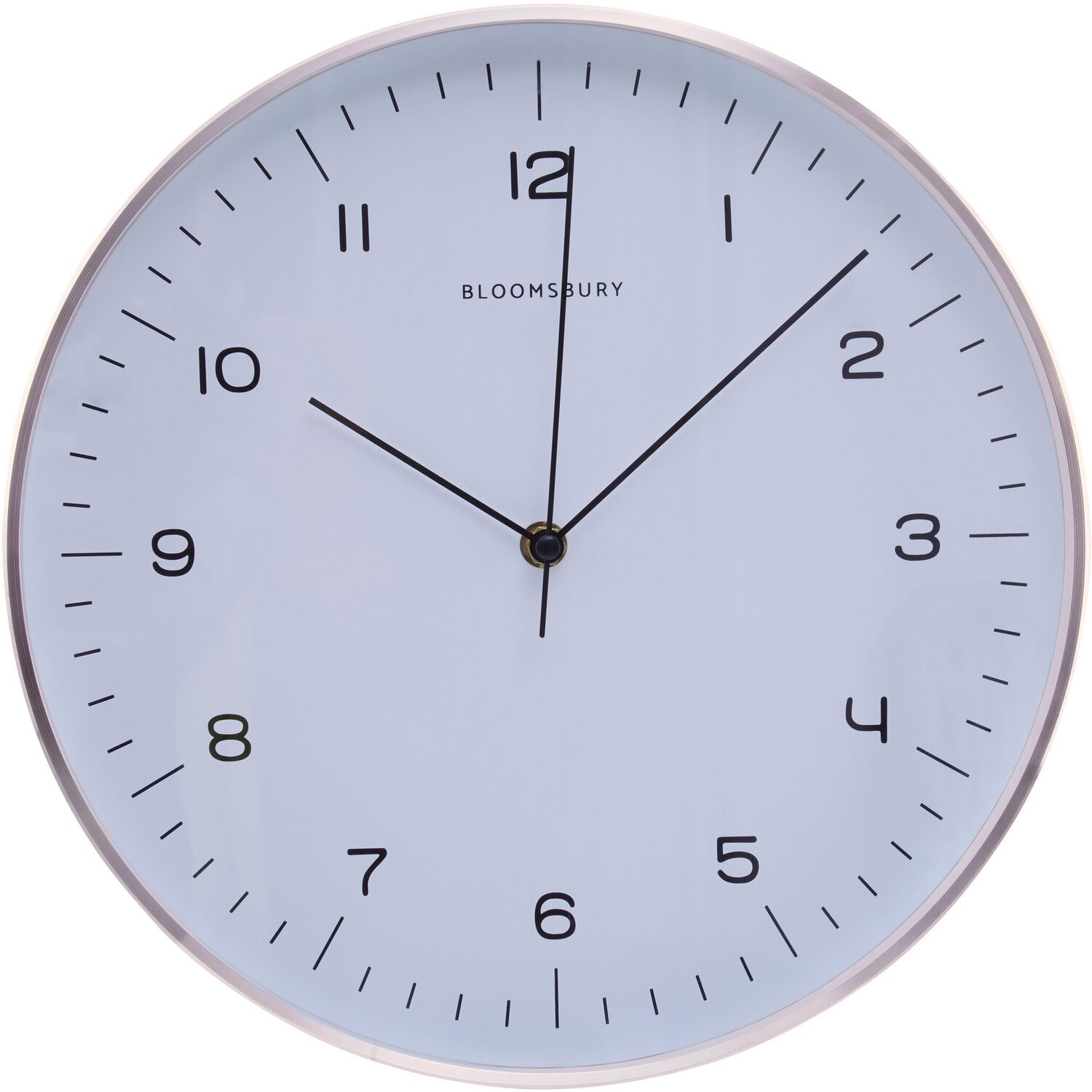 Interiors By Premier Elko 31Cm Dia Round Copper Finish Wall Clock - Gold