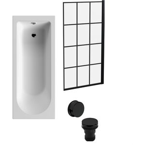 Round Single Ended 1700x700 Bath Set - sold separately)
