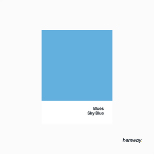 Hemway Chalk Paint Flat Matt Sky Blue 1L