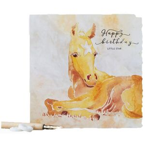 Deckled Edge Little Star Birthday Card
