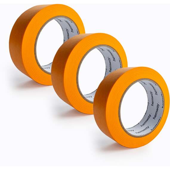 Hemway Premium Painters Masking Tape (Pack of 3), 36mm x 50m