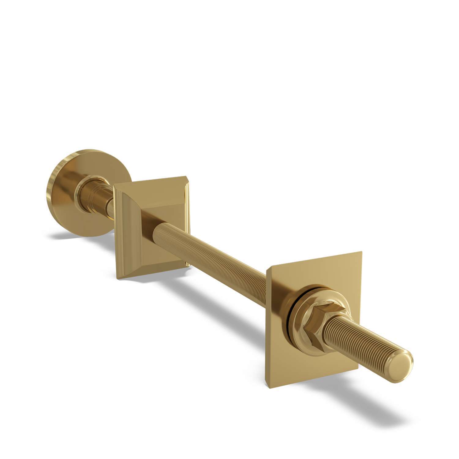 UK Radiators Wall Stay Bracket for Radiator - Brass Column Radiator Support | Polished Brass Finish - Solid Brass 260mm Wall Stay - Sturdy Support Bracket for Radiators, Easy Installation - Image 2