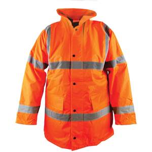 Scan hi-vis yellow motorway jacket xxl (52in)