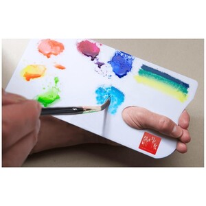 Caran d'Ache Artists Plexiglas Palette White 26x13cm - Dual-Sided