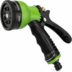 Grass Warehouse Universal 8-Function Garden Hose Spray Nozzle