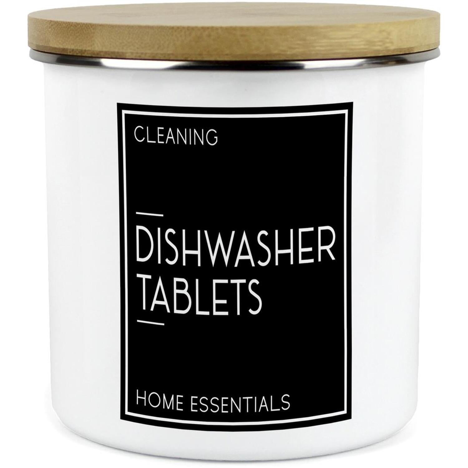 Purely Home Inverted Minimalist Home Storage Canisters - White
