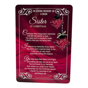 InLovingMemoryofaDearSisterChristmasGravesideKeepsakeCard