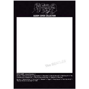 The Beatles White Album Postcard
