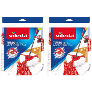 Vileda Turbo 2in1 Microfibre Mop Refill