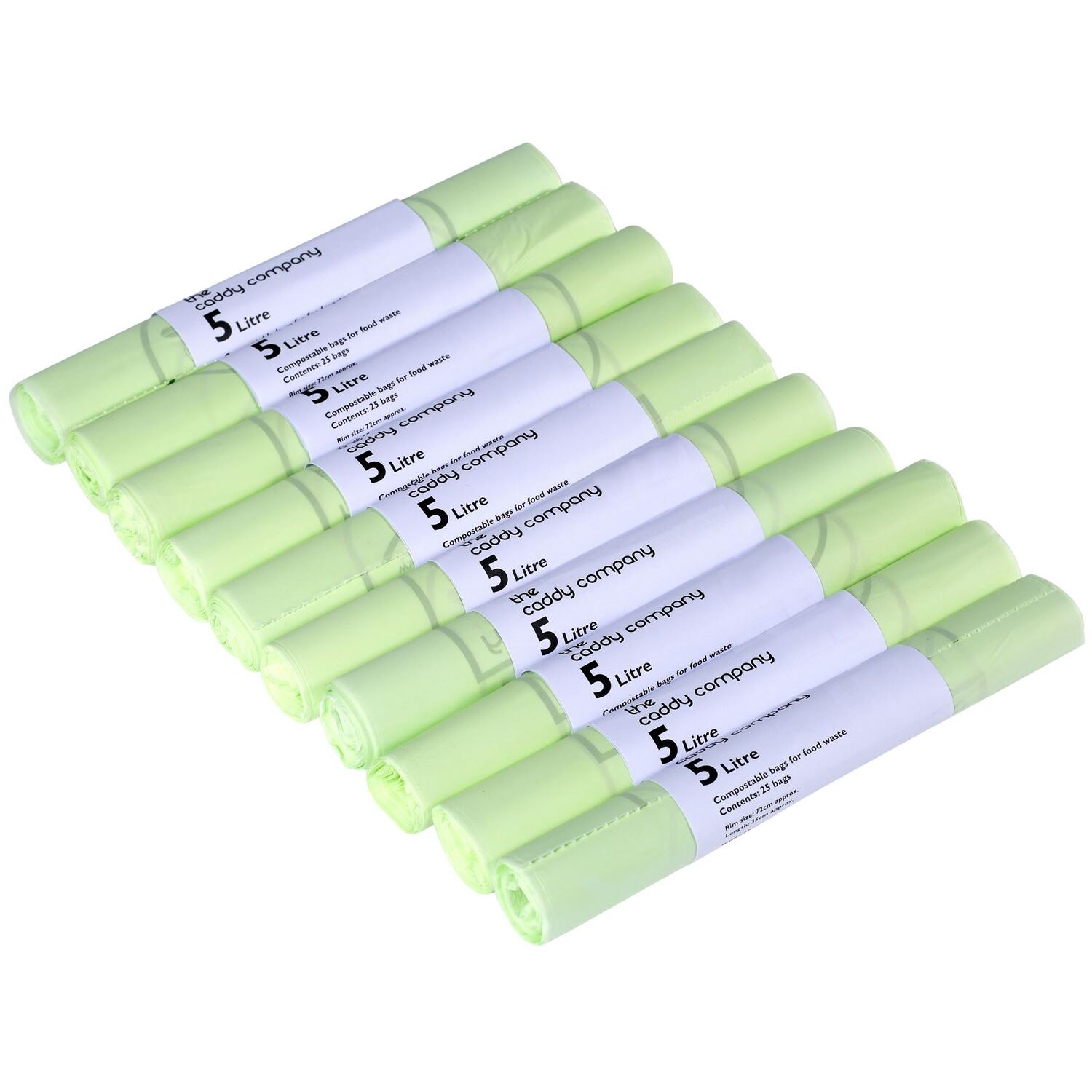 B&Q - 5L Compostable Kitchen Caddy Liners (Small)10 Rolls - Image 4