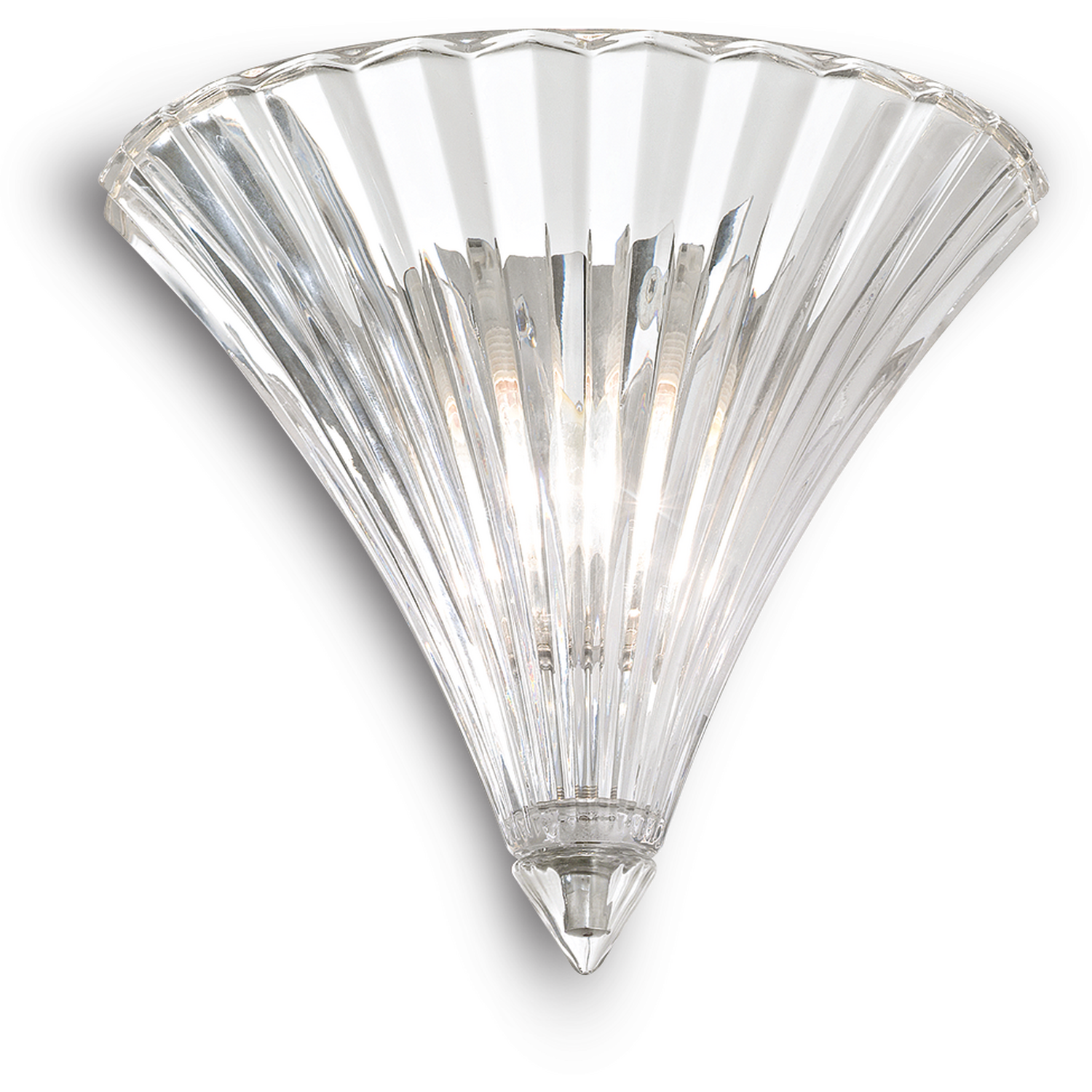Ideal Lux Lighting Santa Wall Light Glass - Glass