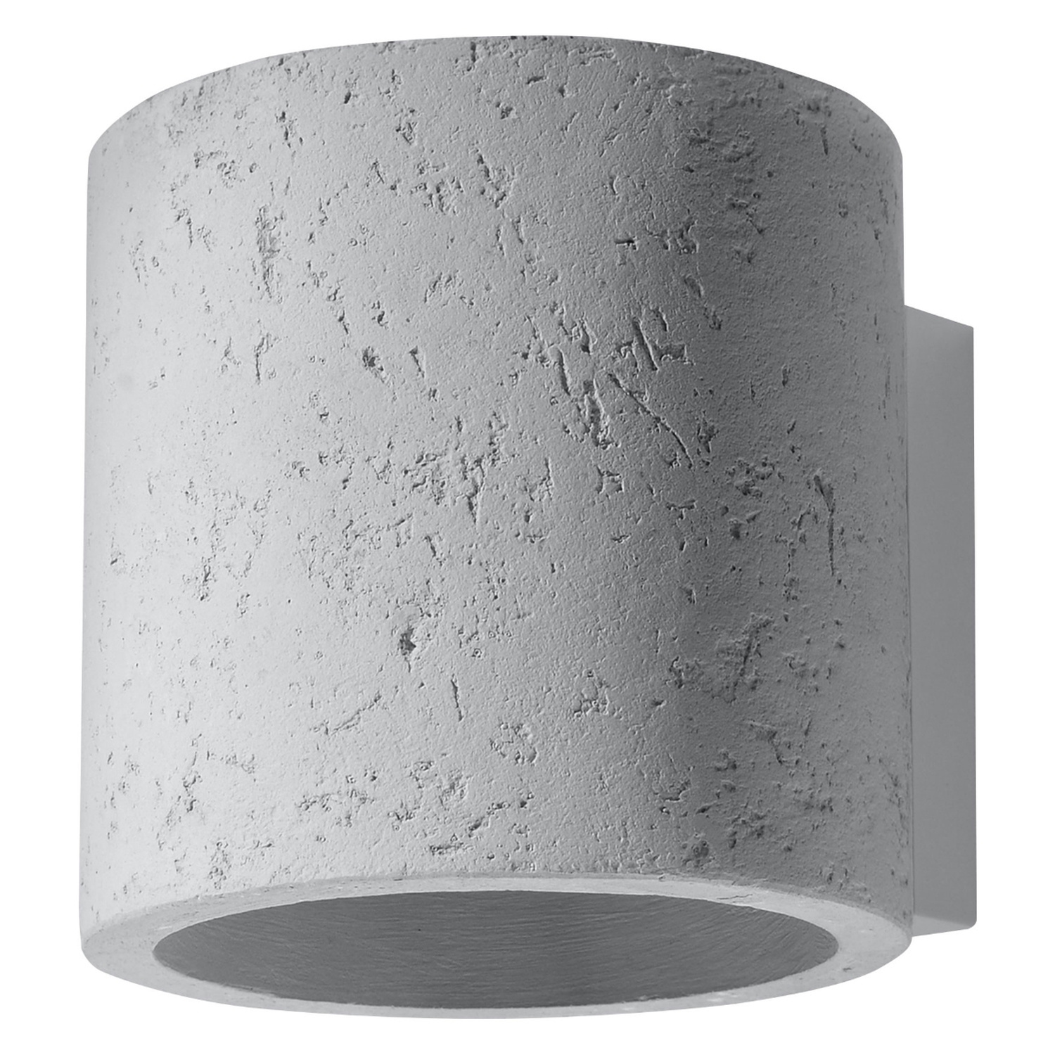 Sollux Lighting Wall Lamp Orbis Natural Wood - Gray / Concrete