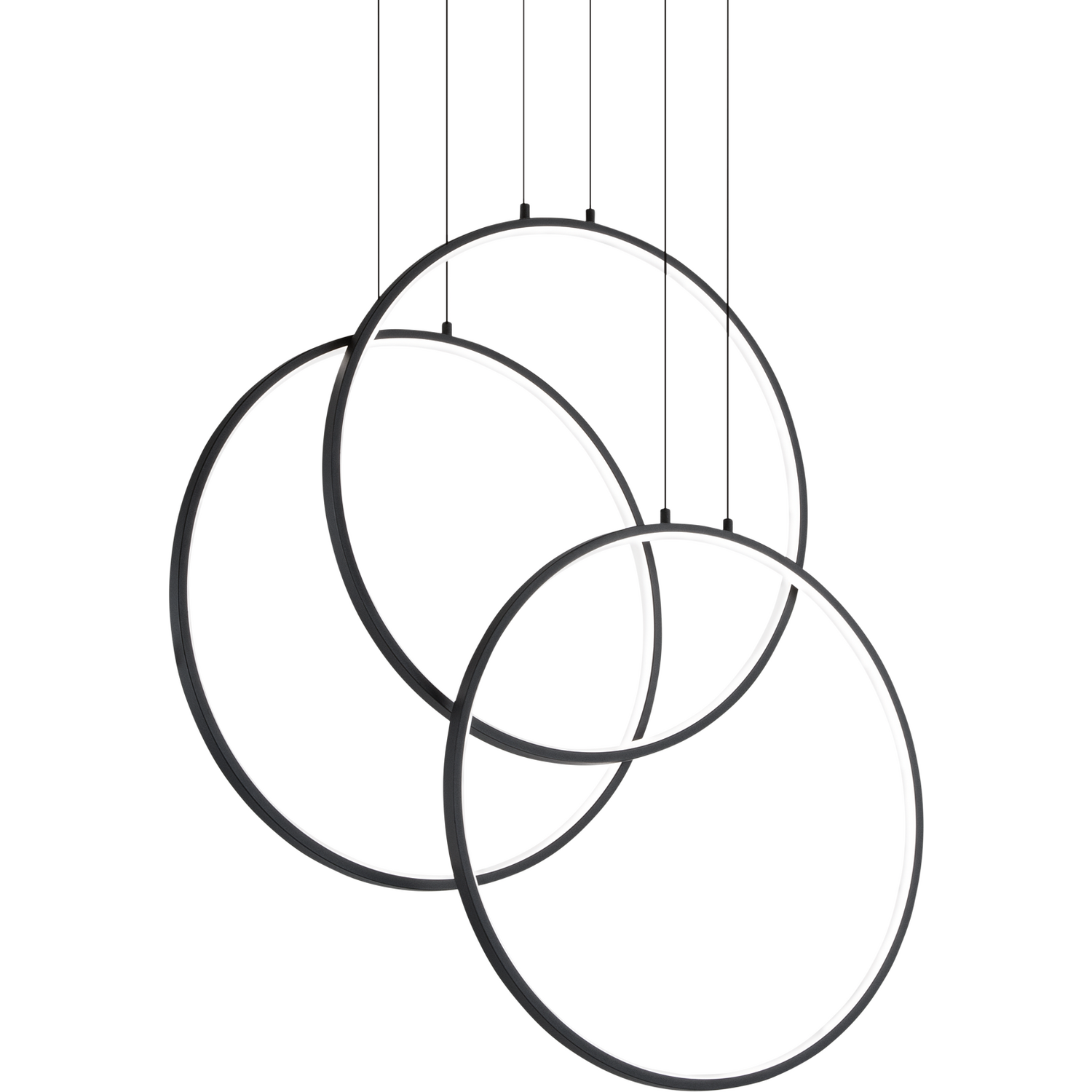 Frame LED Decorative Integrated Pendant Light Black, 3000K - Image 3