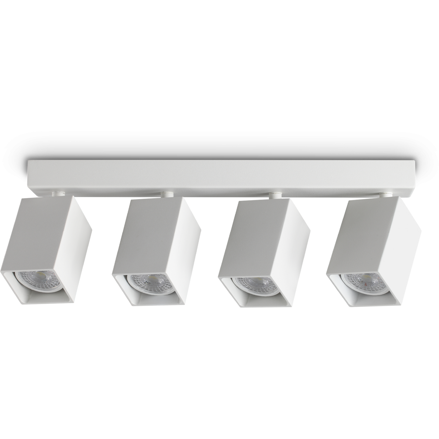 Ideal Lux Dynamite Square Ceiling Spotlight, White, 38 Cm, 4-Bulb - Image 2