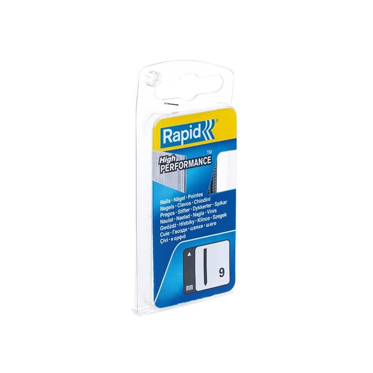 Rapid 9/15Mm Headless Pins (Narrow Box 1000) - Multi Colour
